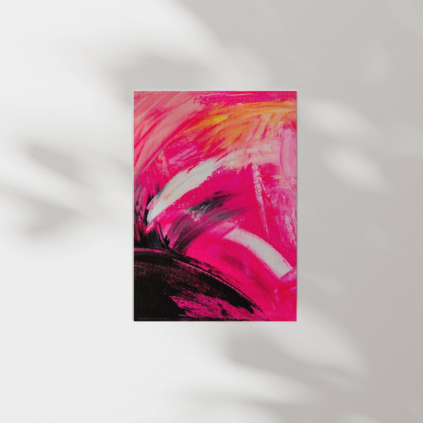 Pink Abstract Poster Print - Tania Bisaz