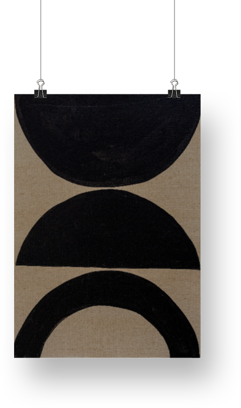 Minimalist Abstract Poster Print - Tania Bisaz