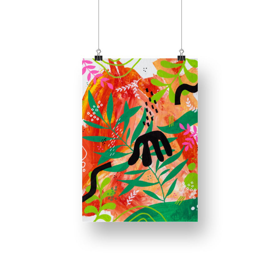Abstract Botanical Poster Print - Tania Bisaz
