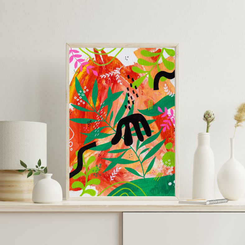 Abstract Botanical Poster Print - Tania Bisaz