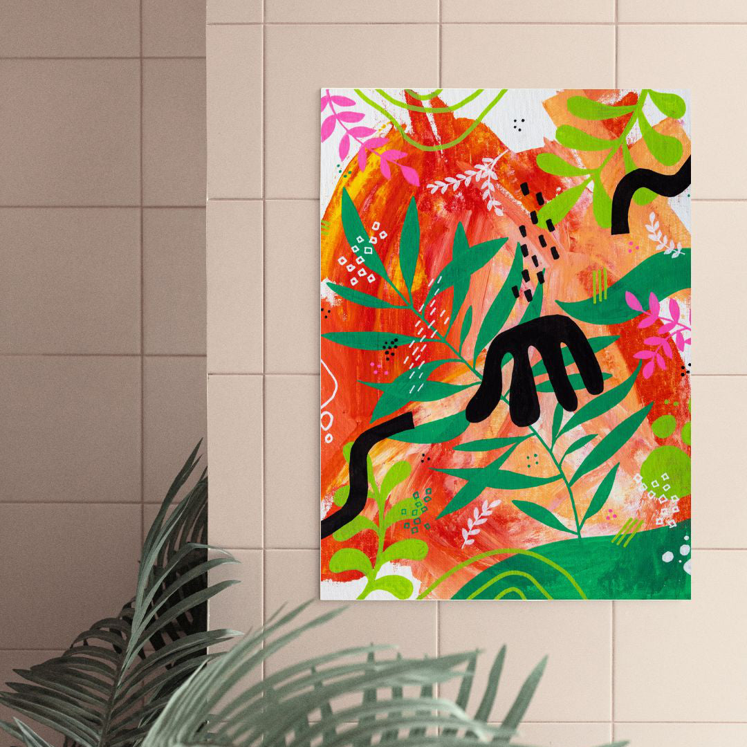 Abstract Botanical Poster Print - Tania Bisaz