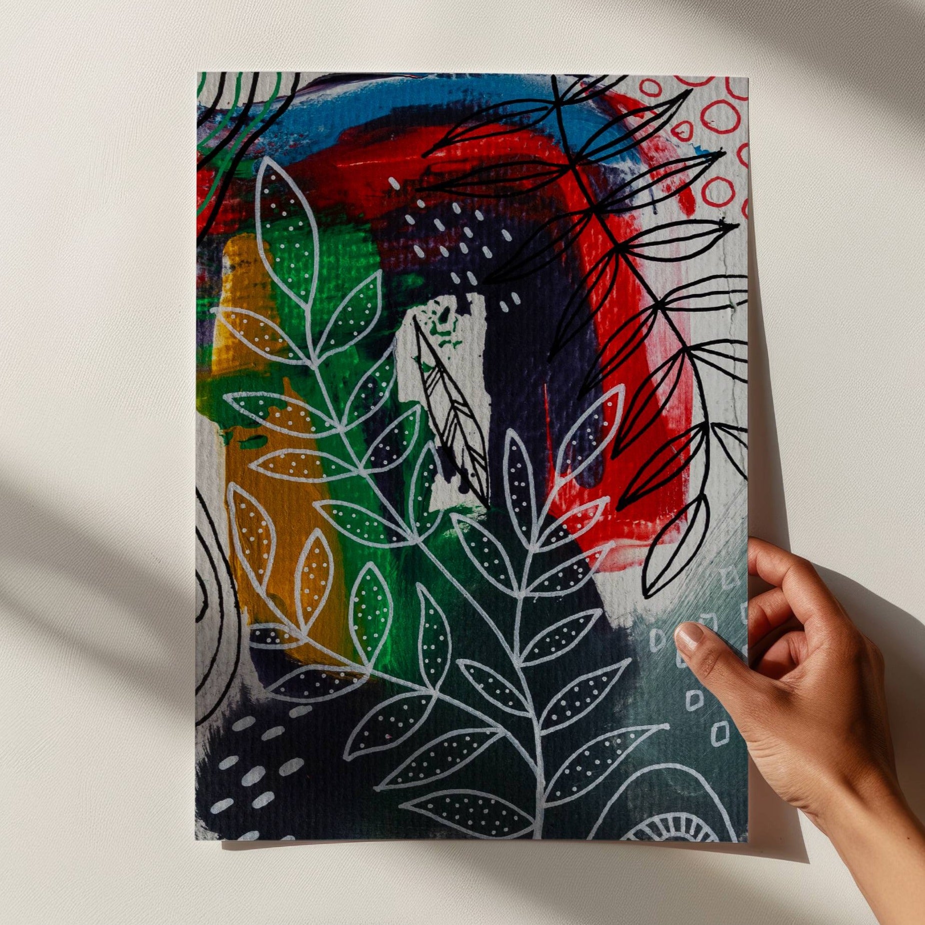 ABSTRACT ART POSTER PRINT
