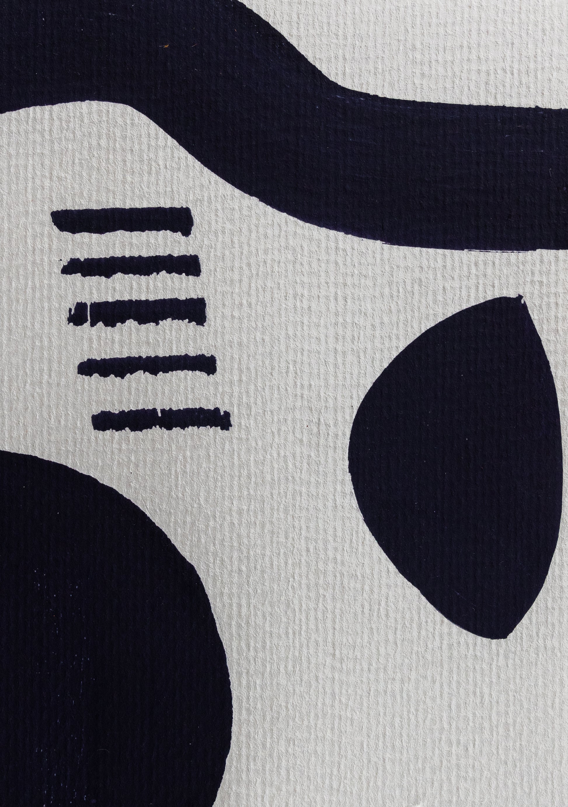 Set of 2 Original Abstract Paintings, with Passepartout - Tania Bisaz