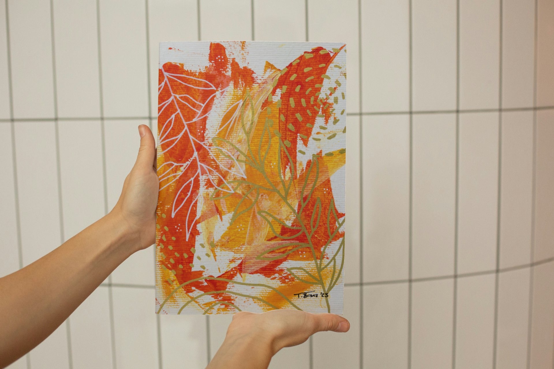 Abstract Botanical Poster Print - Tania Bisaz