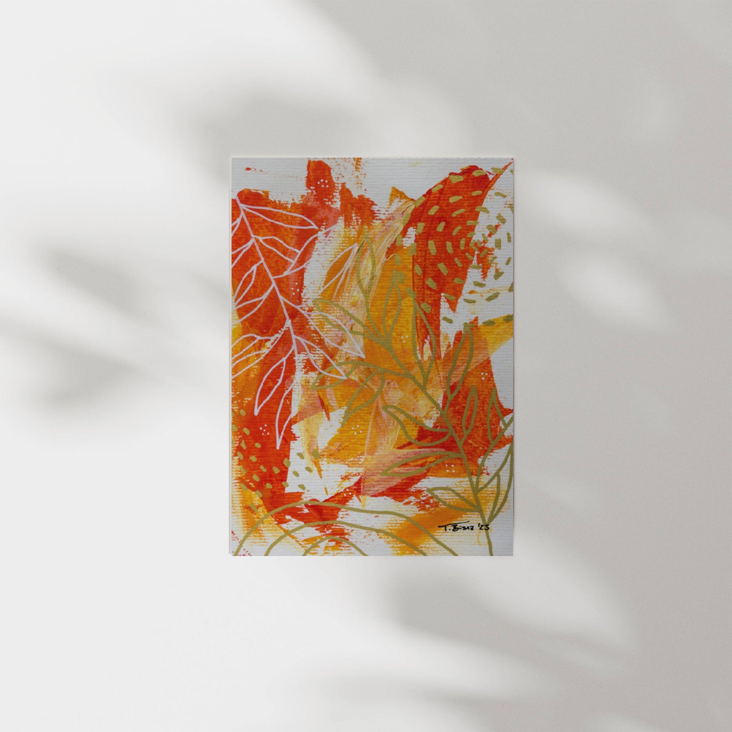 Abstract Botanical Poster Print - Tania Bisaz