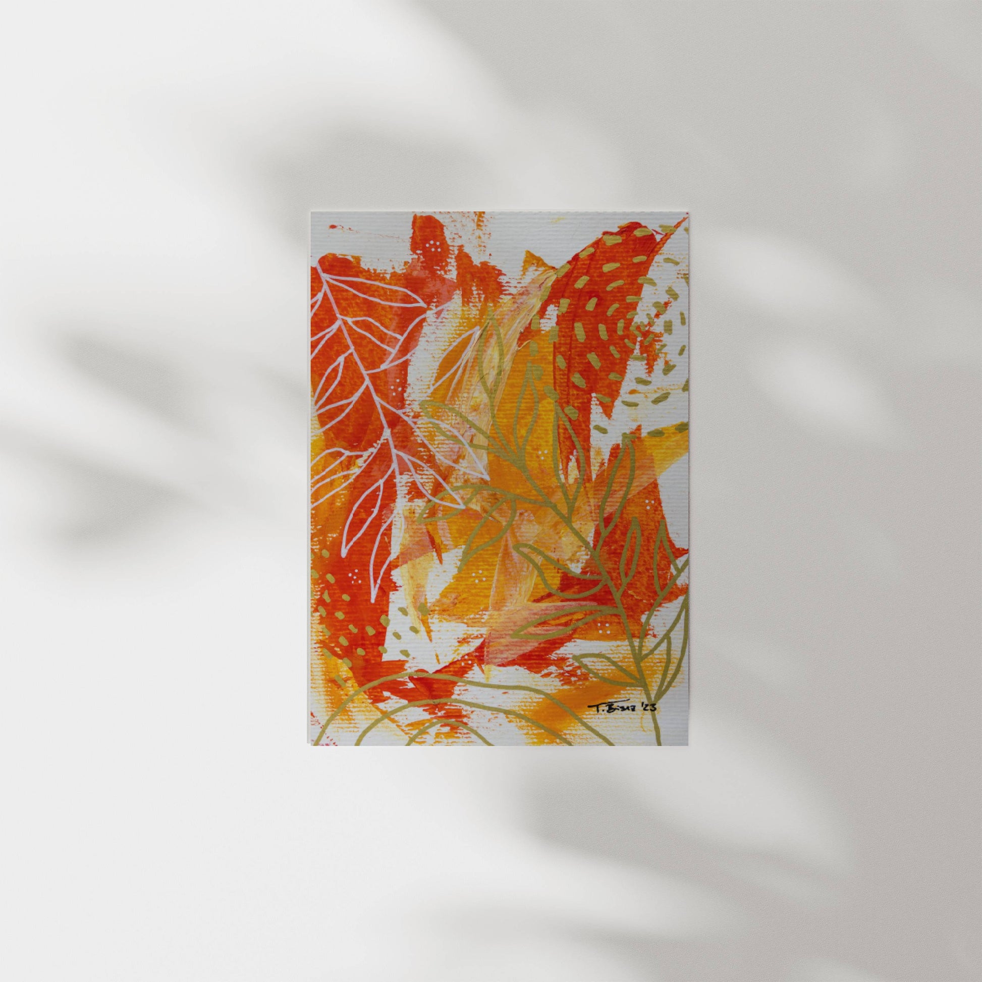 Abstract Botanical Poster Print - Tania Bisaz