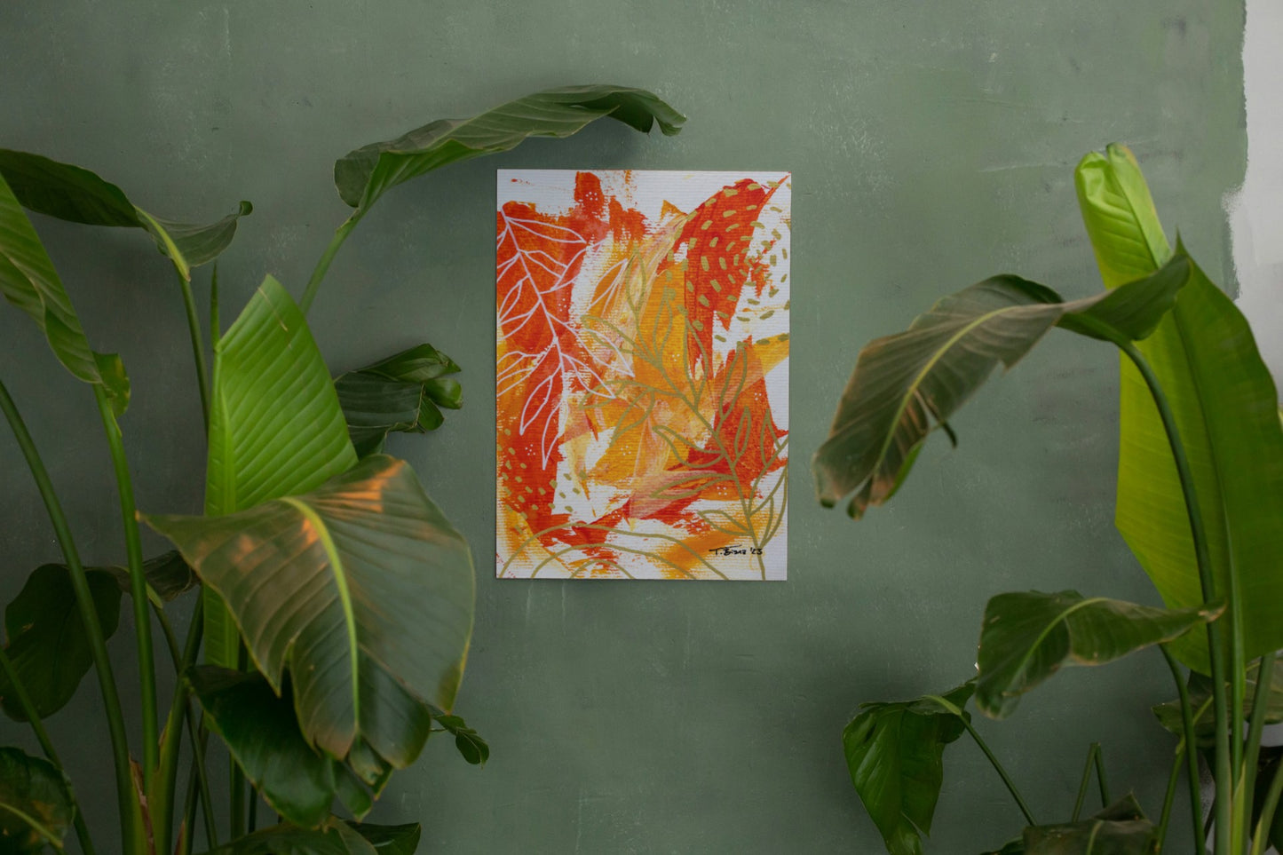 Abstract Botanical Poster Print - Tania Bisaz