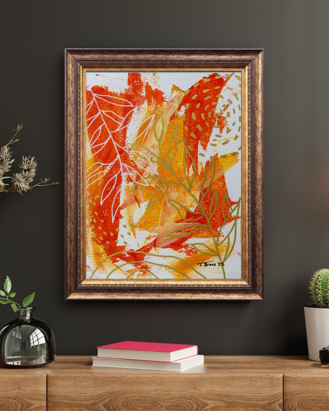 Abstract Botanical Poster Print - Tania Bisaz
