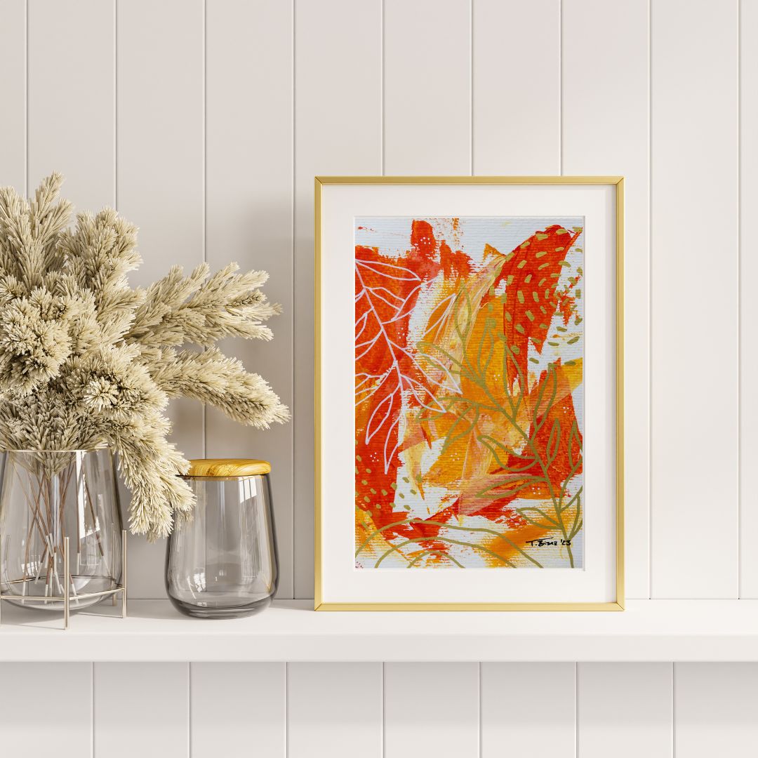 Abstract Botanical Poster Print - Tania Bisaz