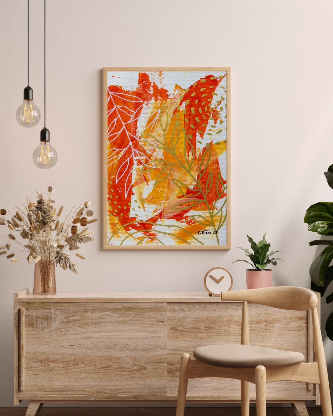 Abstract Botanical Poster Print - Tania Bisaz