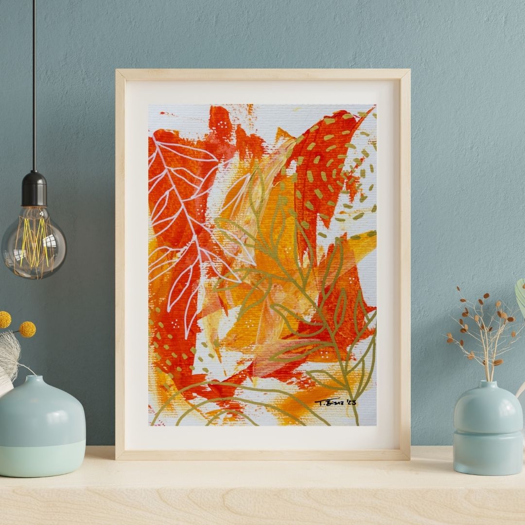 Abstract Botanical Poster Print - Tania Bisaz