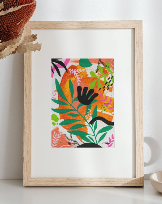 Original Abstract Painting, A5 - Tania Bisaz