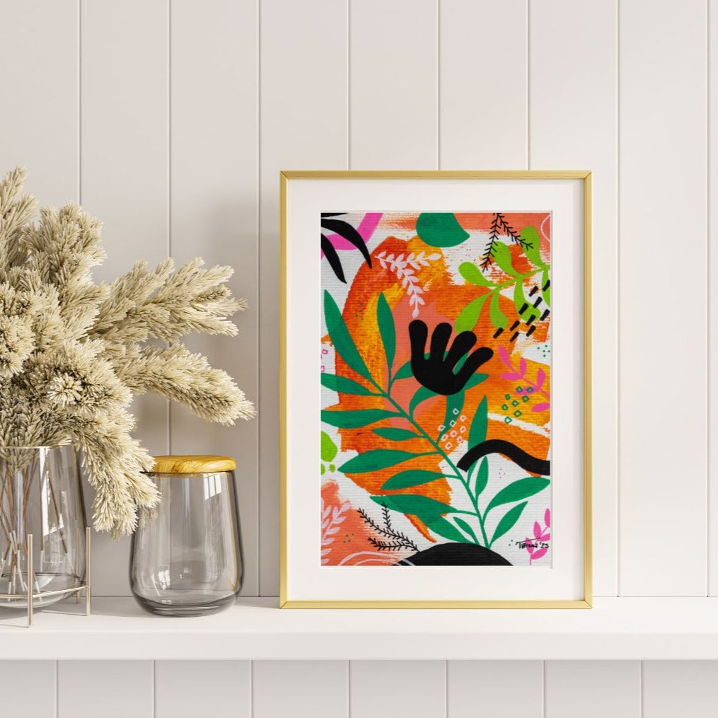 Original Abstract Painting, A5 - Tania Bisaz