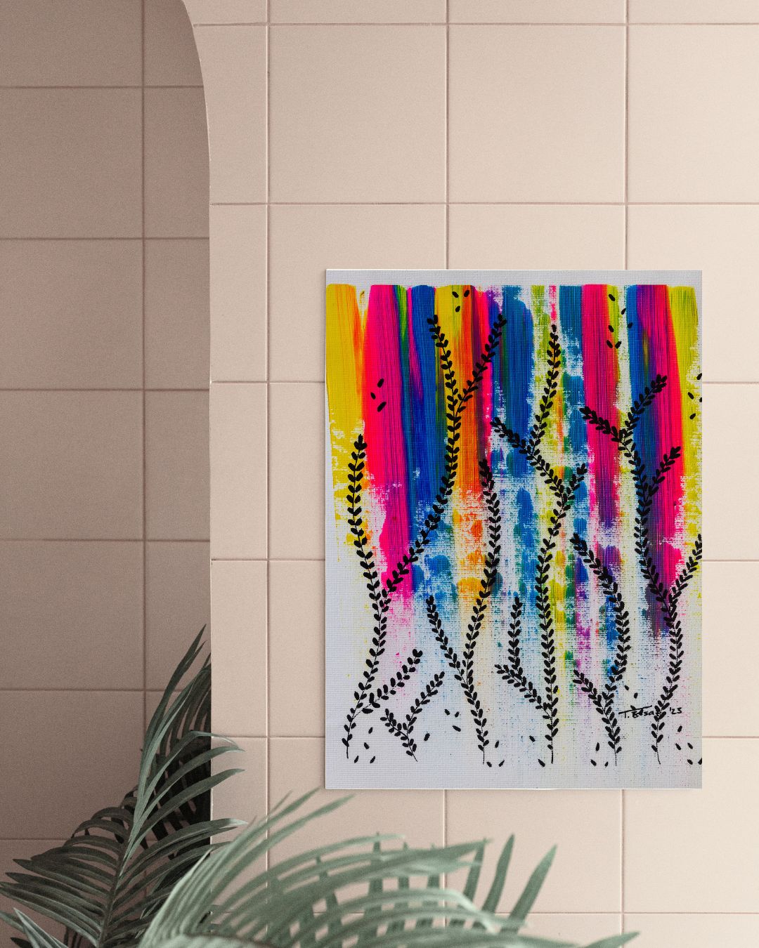 Abstract Botanical Poster Print - Tania Bisaz