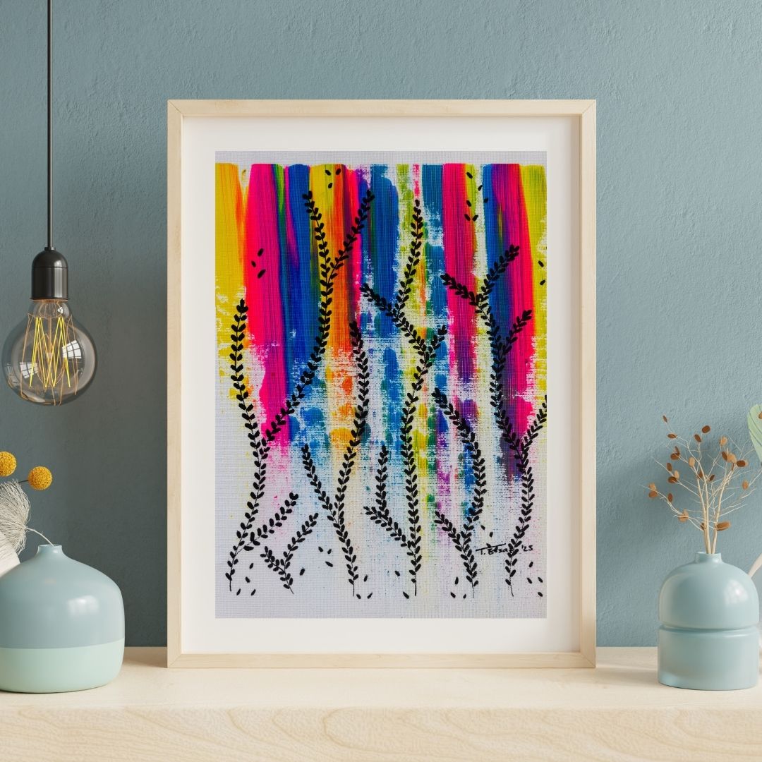 Abstract Botanical Poster Print - Tania Bisaz