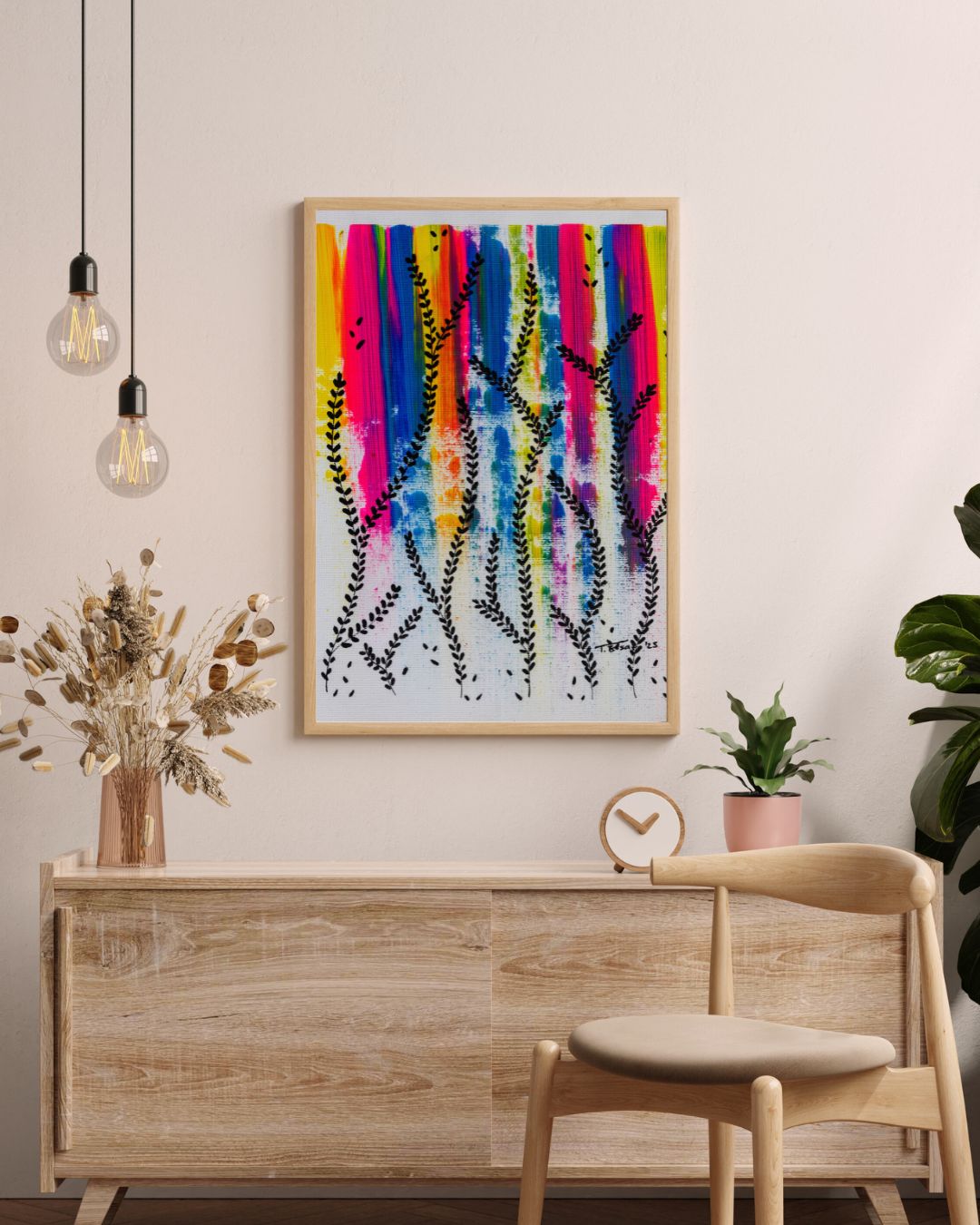Abstract Botanical Poster Print - Tania Bisaz
