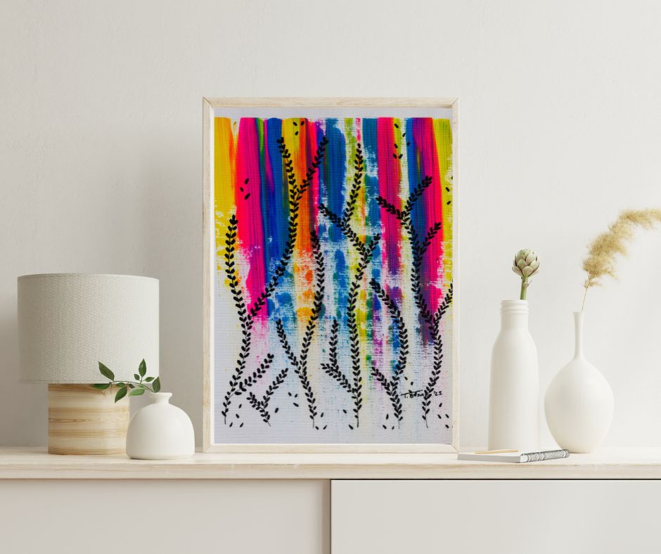 Abstract Botanical Poster Print - Tania Bisaz