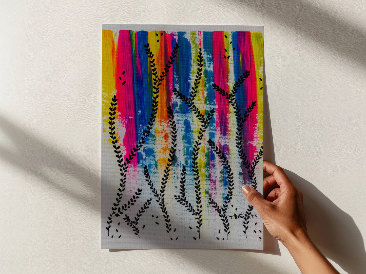 Abstract Botanical Poster Print - Tania Bisaz