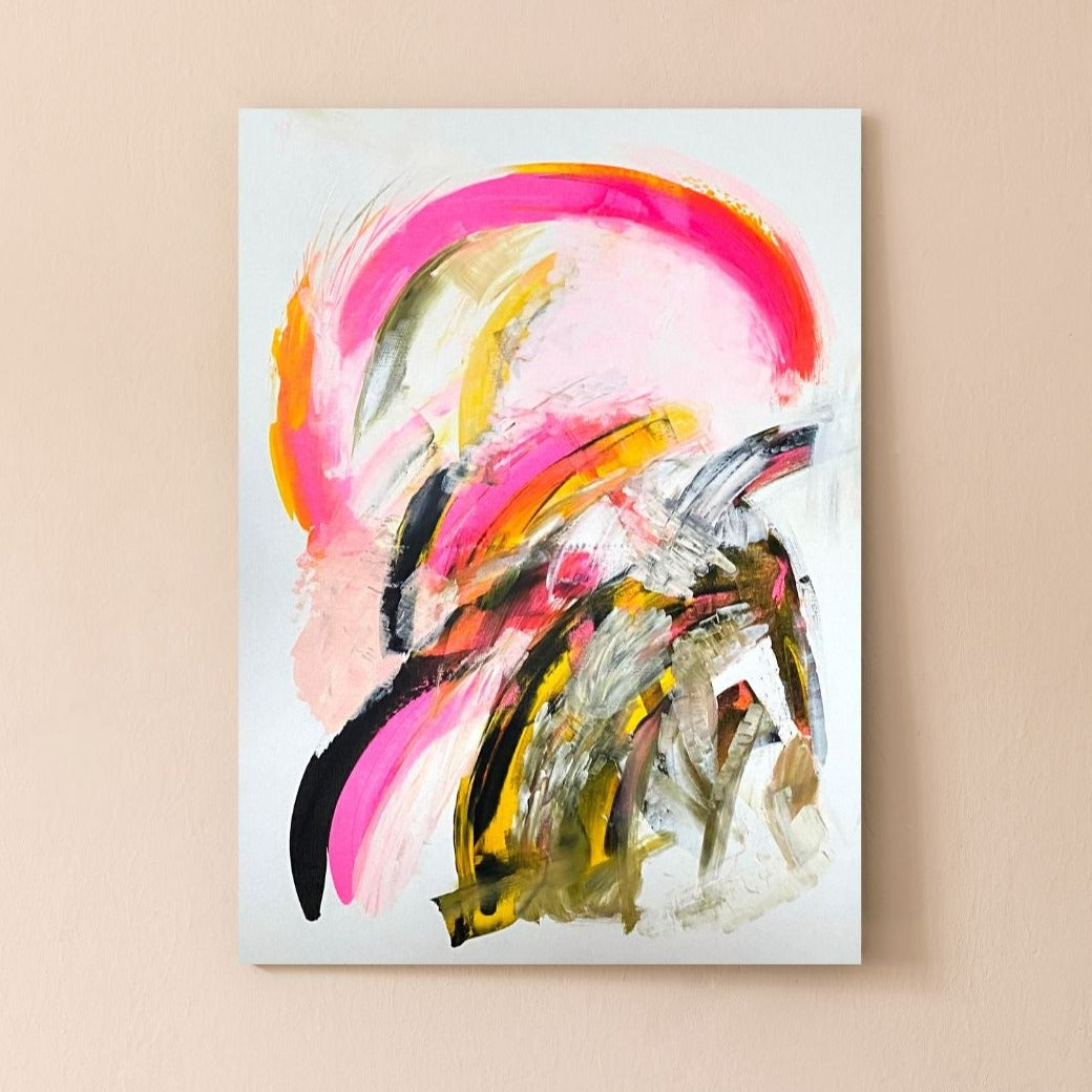 Original Abstract Painting, 60 x 80 cm - Tania Bisaz