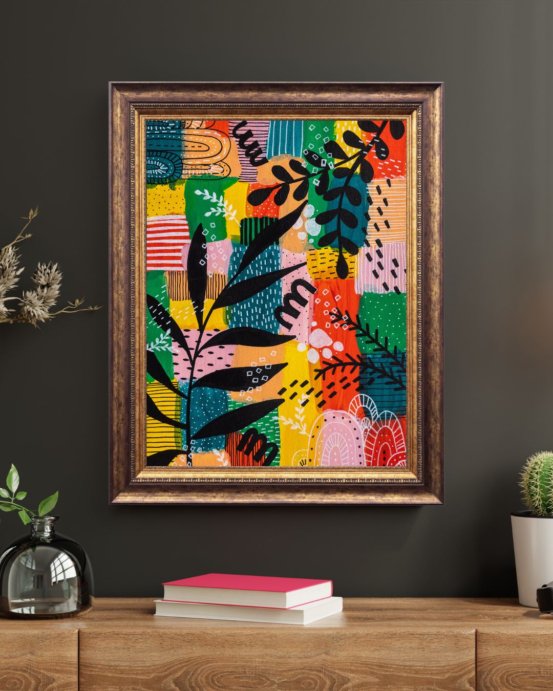Abstract Botanical Poster Print - Tania Bisaz