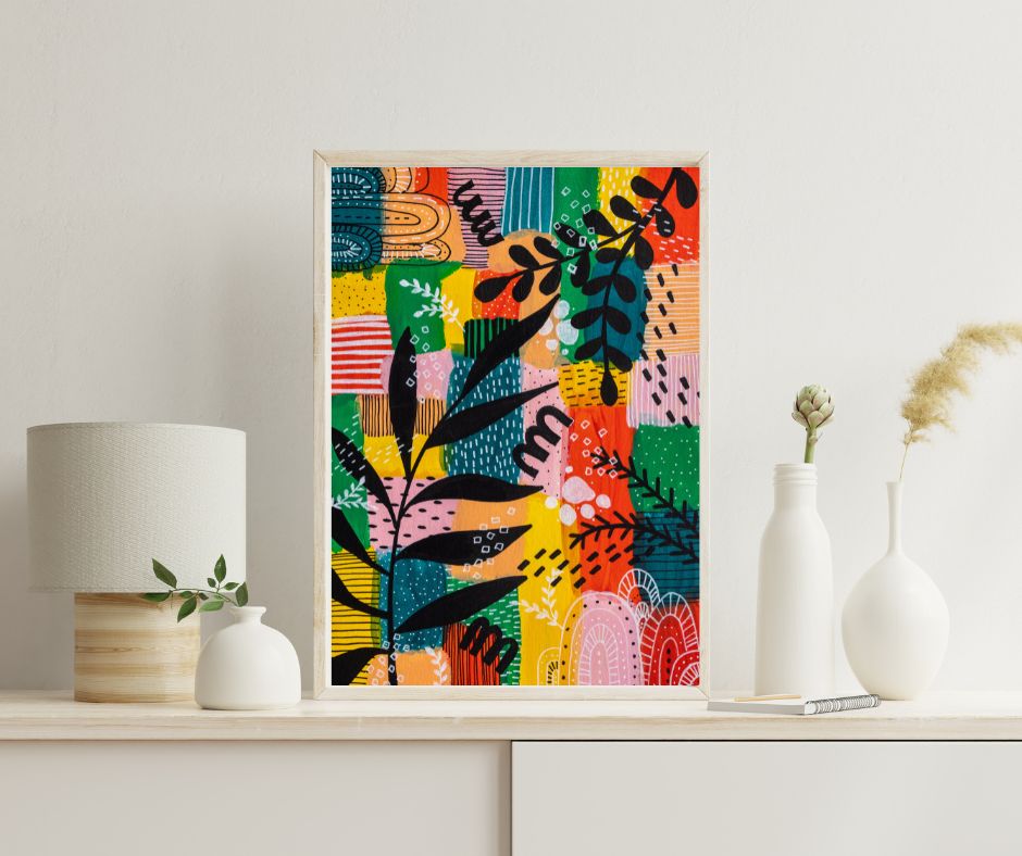 Abstract Botanical Poster Print - Tania Bisaz