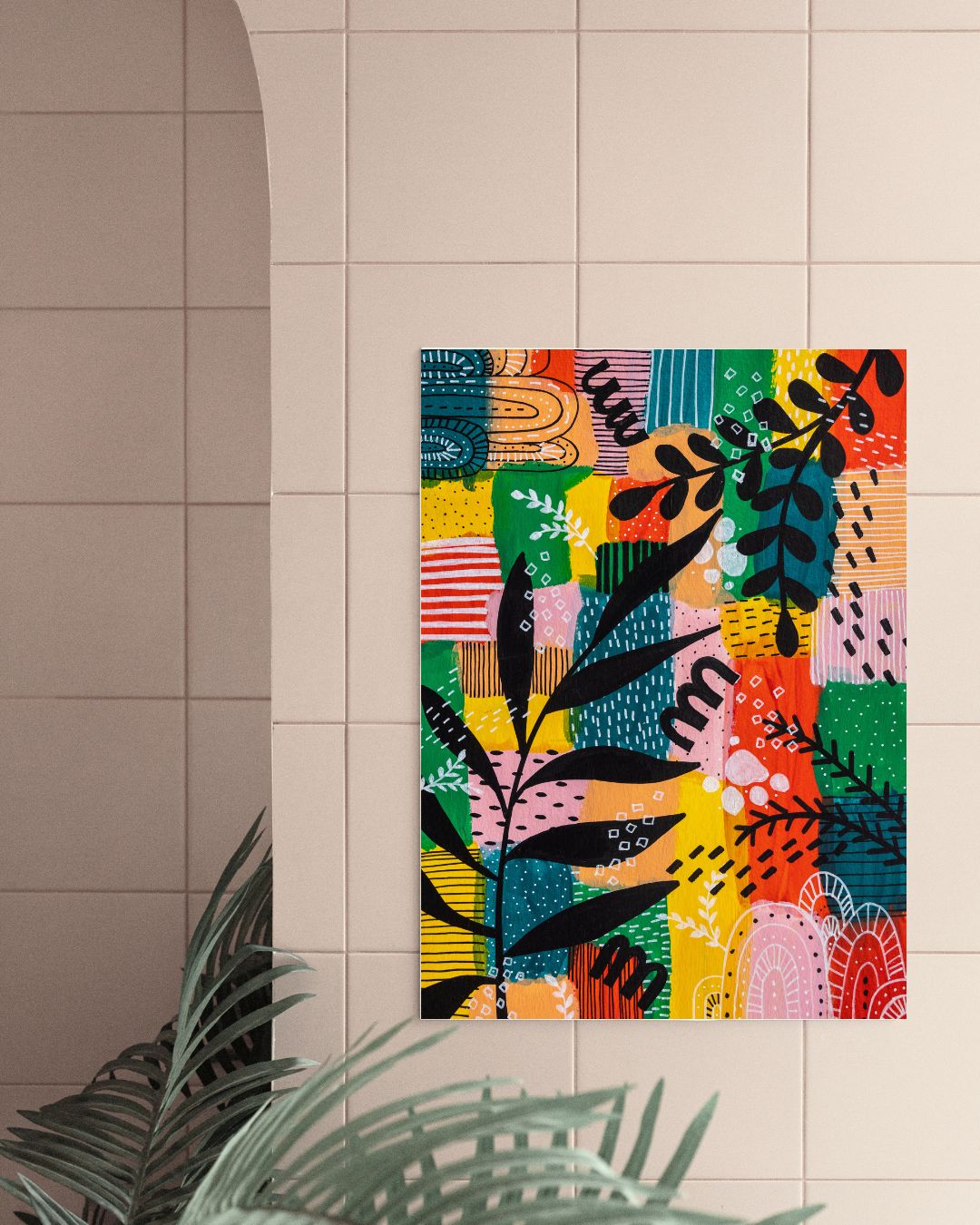 Abstract Botanical Poster Print - Tania Bisaz