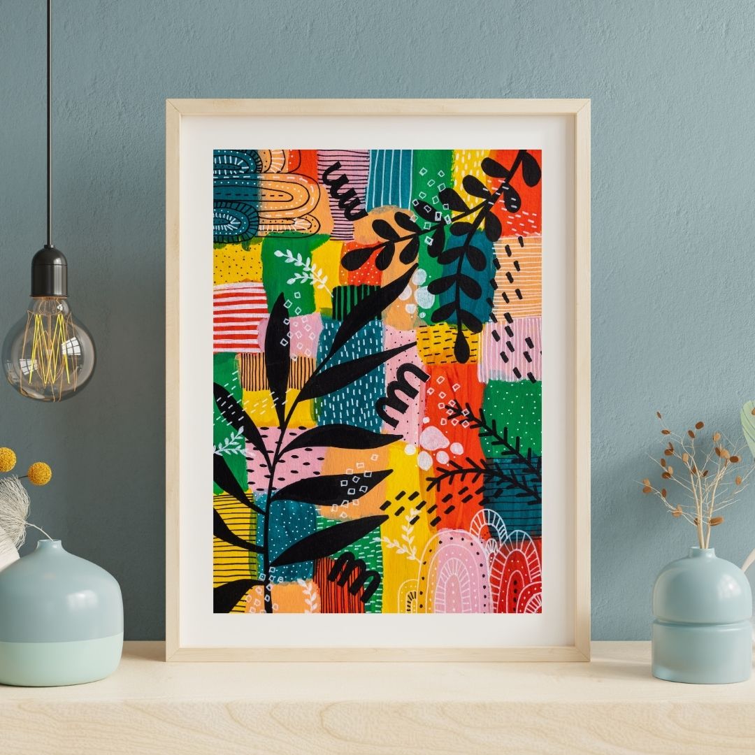Abstract Botanical Poster Print - Tania Bisaz