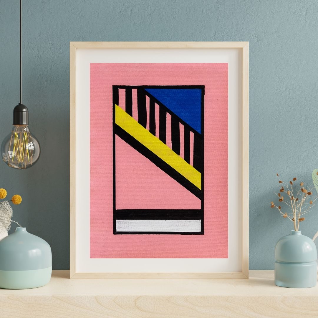 Modern Abstract Art Poster Print - Tania Bisaz