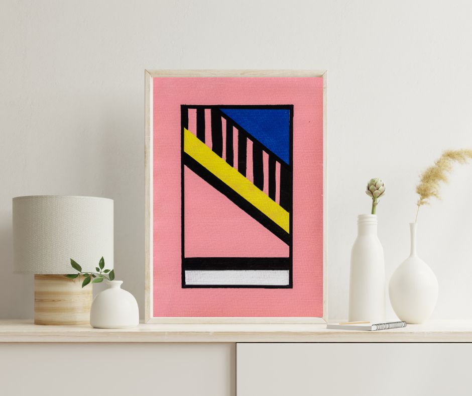 Modern Abstract Art Poster Print - Tania Bisaz
