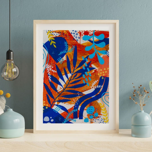 Original Abstract Painting, A5 - Tania Bisaz