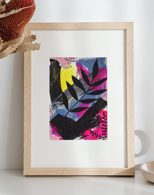 Original Abstract Painting, A5 - Tania Bisaz