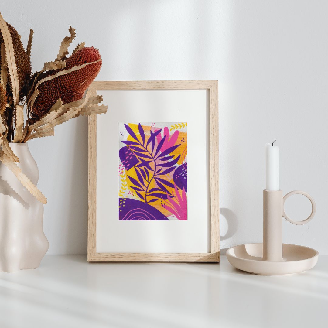 Original Abstract Painting, A6 - Tania Bisaz