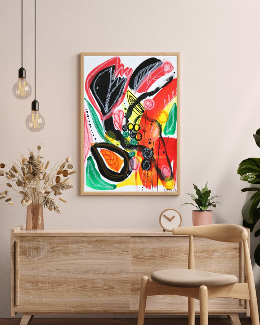 Modern Abstract Art Print - Tania Bisaz