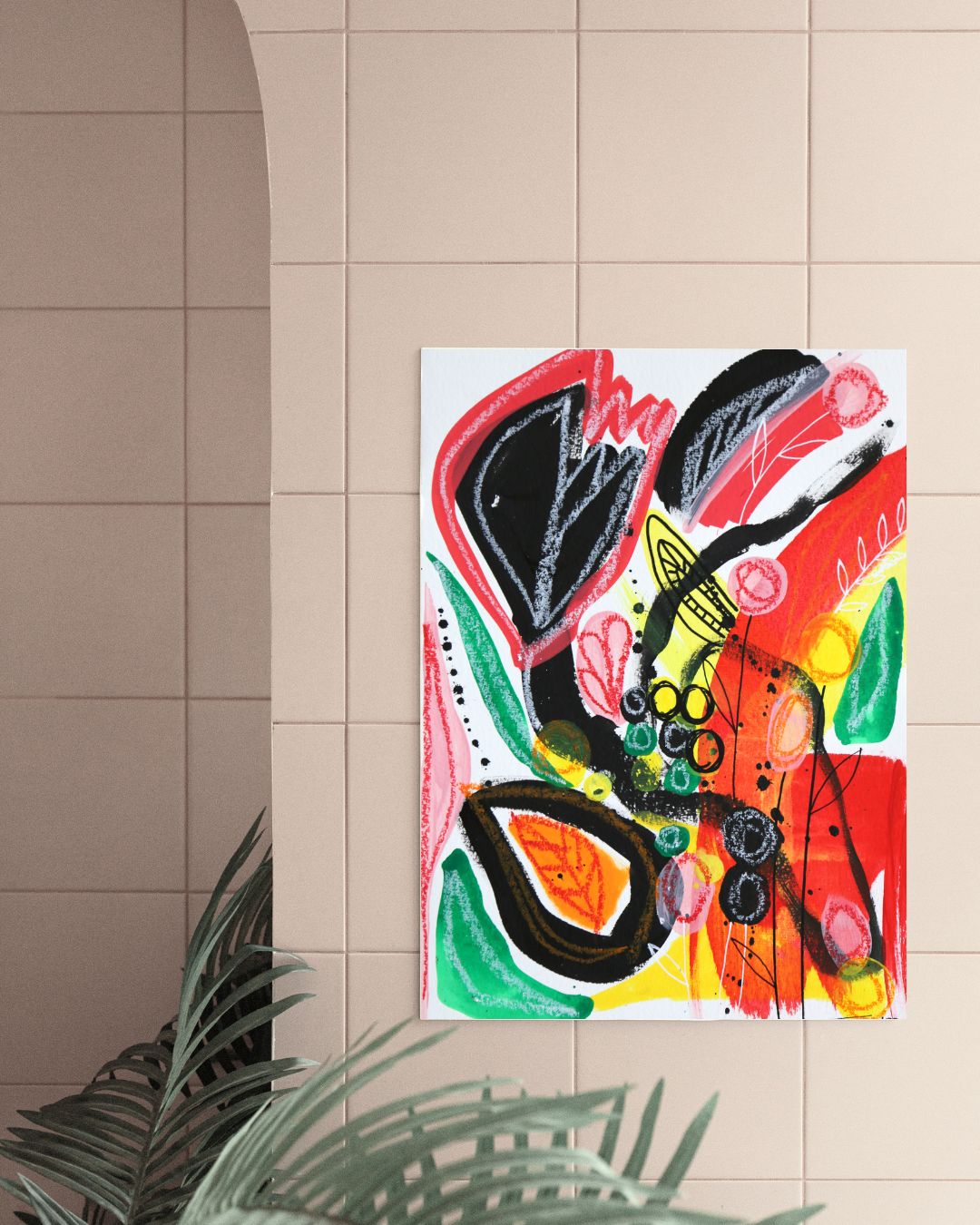 Modern Abstract Art Print - Tania Bisaz