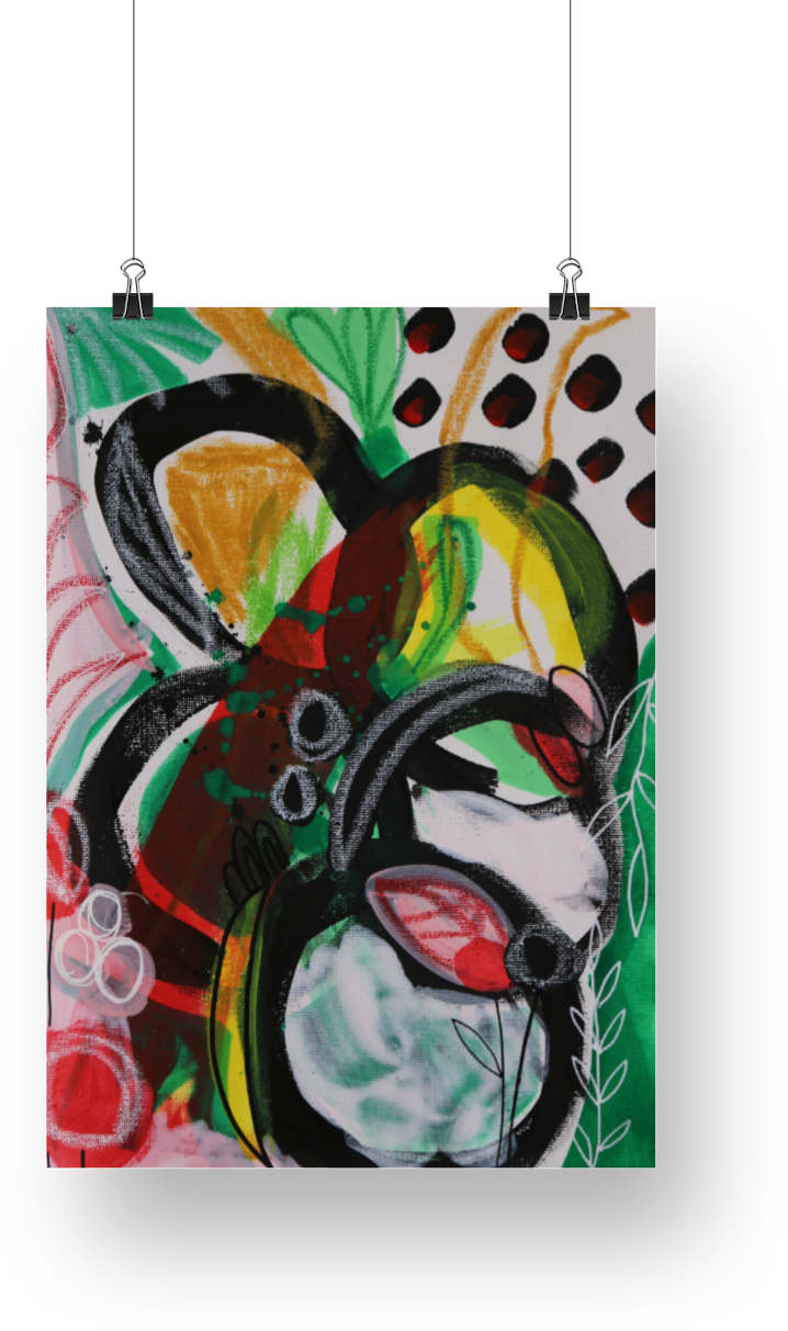 Abstract Art Poster Print - Tania Bisaz