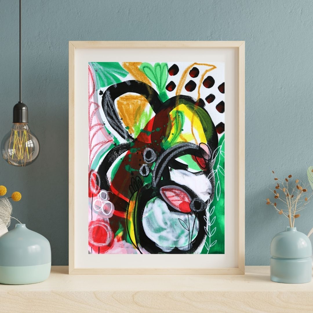 Abstract Art Poster Print - Tania Bisaz