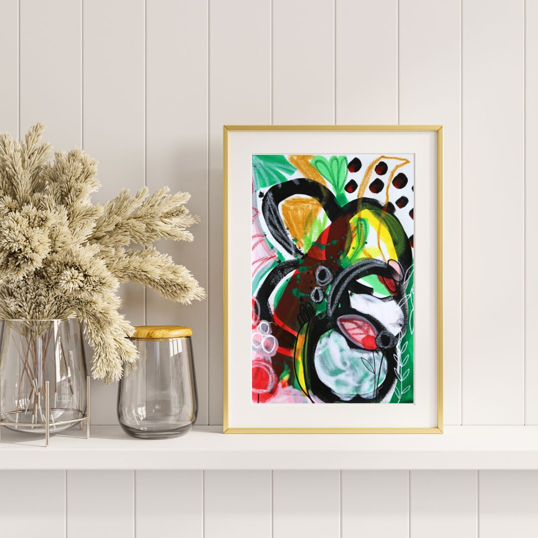 Abstract Art Poster Print - Tania Bisaz