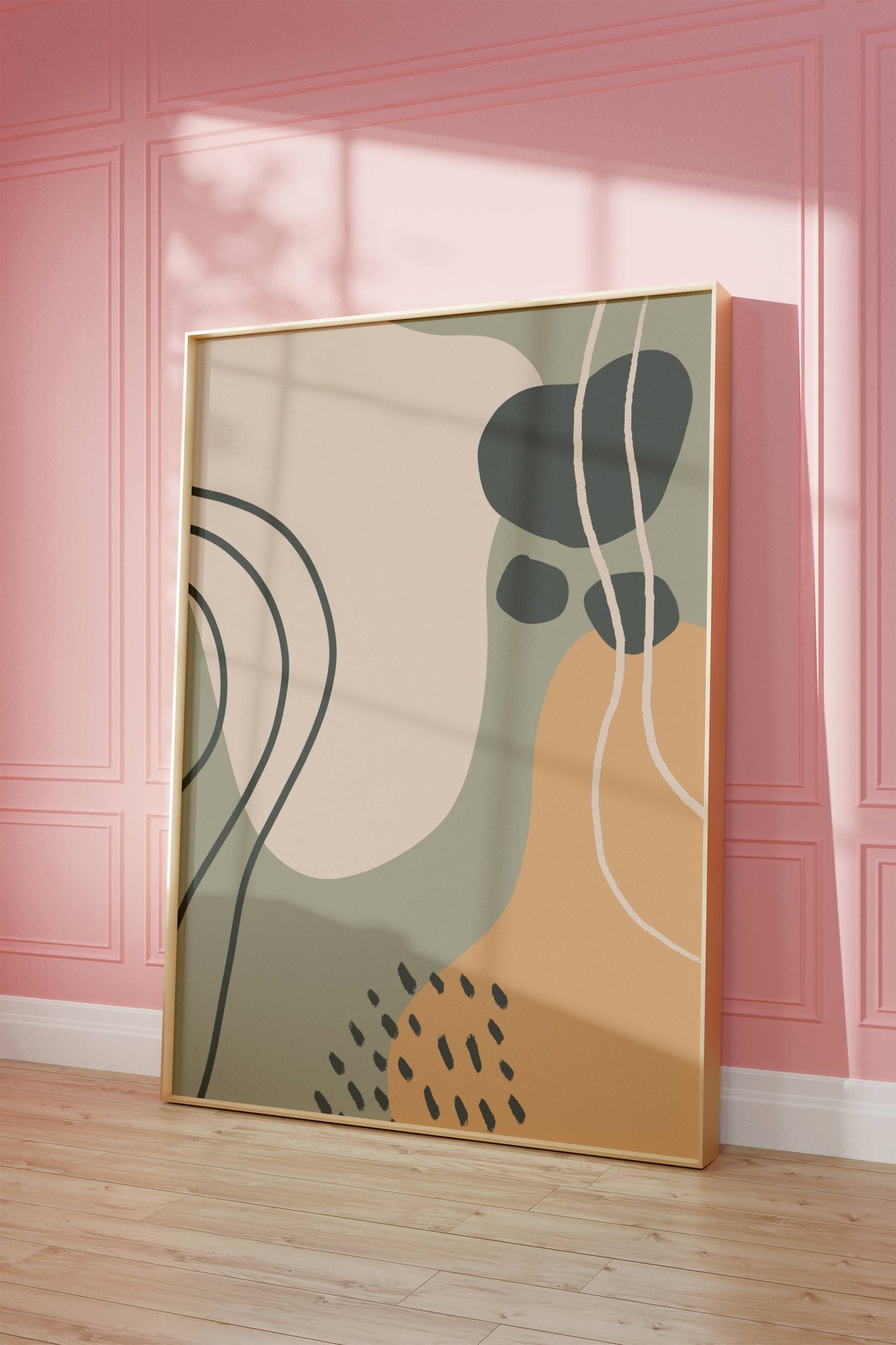 Abstract Shapes, Digital Art Print