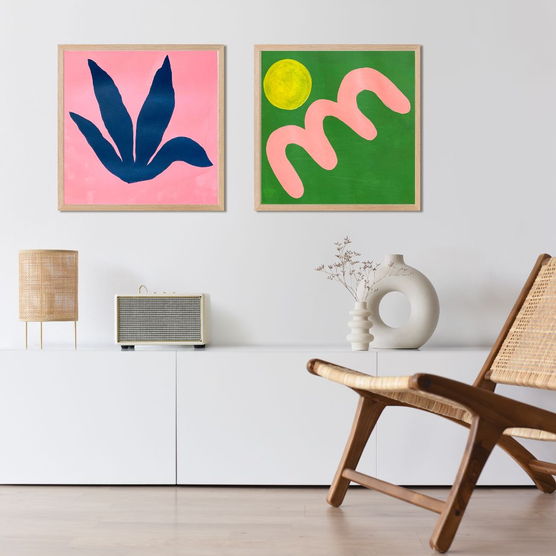 Original Abstract Painting, Desert Botanicals #04 - Tania Bisaz