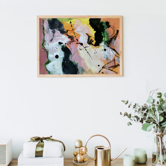 Momentum – A4 Original Painting (Mixed Media on Paper)