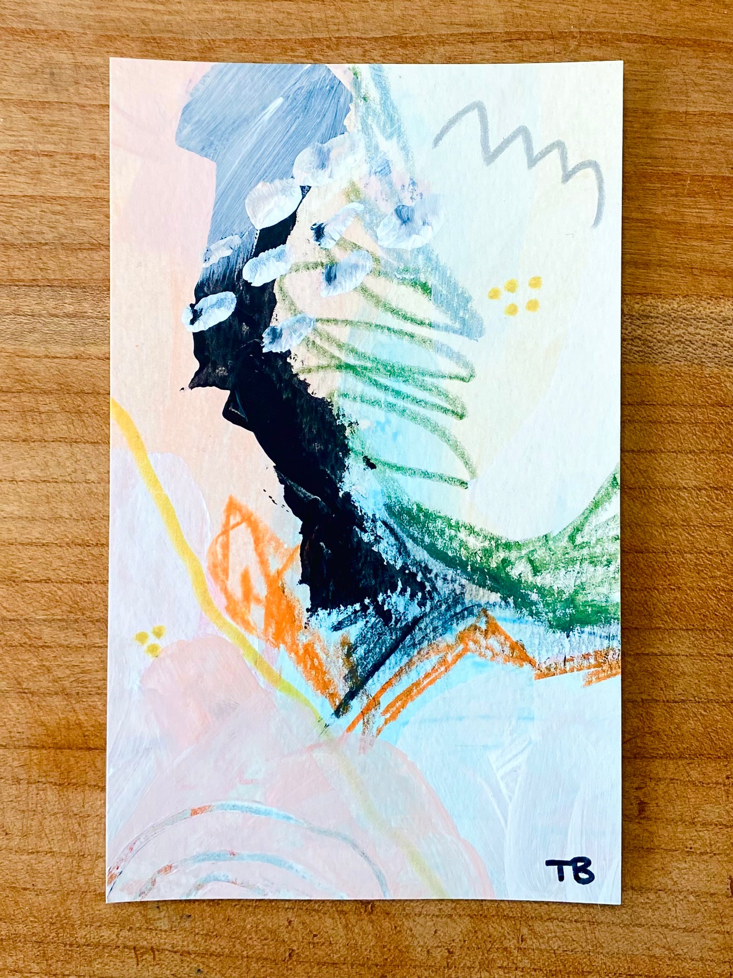 Mini Originals – Set of 3 Hand-Painted Greeting Cards - Tania Bisaz