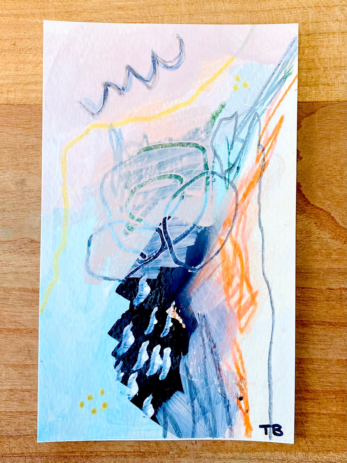 Mini Originals – Set of 3 Hand-Painted Greeting Cards - Tania Bisaz
