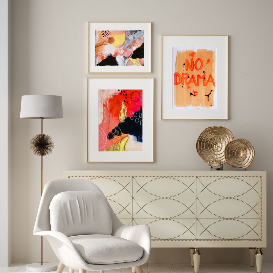 Soft Collision – A4 Original Painting