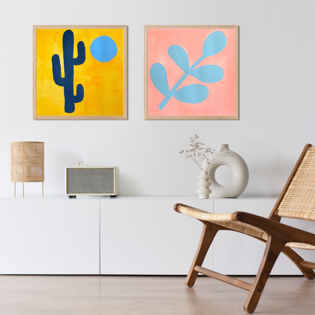 Original Abstract Painting, Desert Botanicals #06 - Tania Bisaz