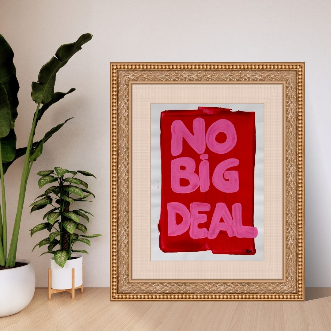 No Big Deal – A4 Original Painting