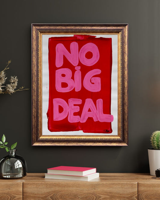 No Big Deal – A4 Original Painting