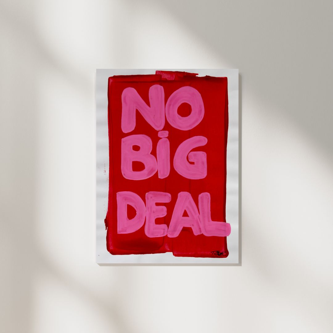 No Big Deal – A4 Original Painting
