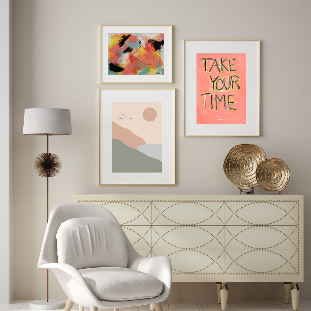 Palm Springs – Original Painting, A4 (21 x 29.7 cm)