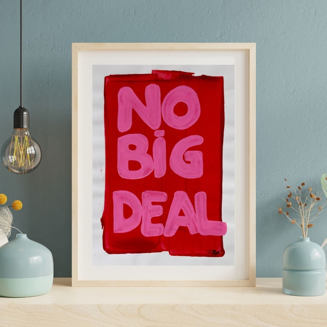 No Big Deal – A4 Original Painting