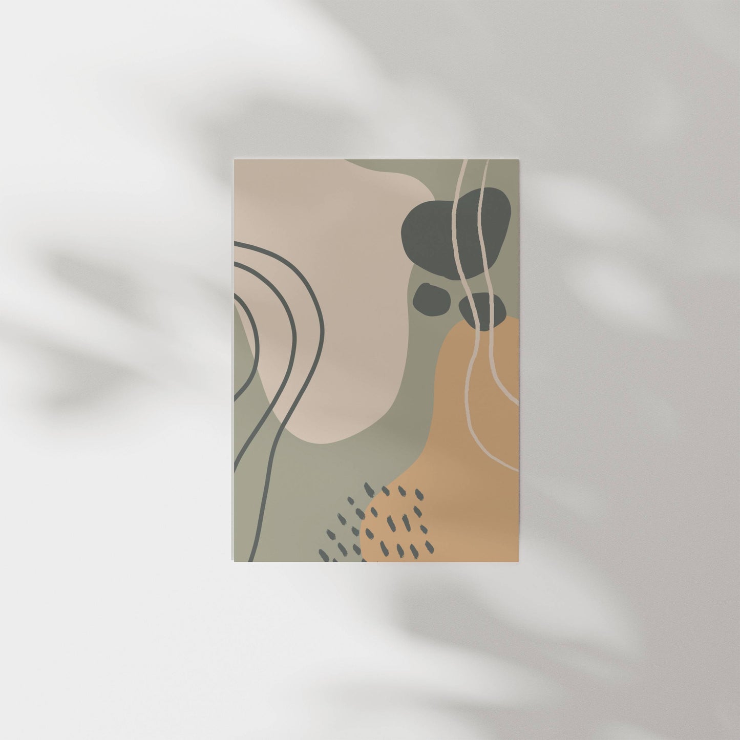 Abstract Shapes, Digital Art Print